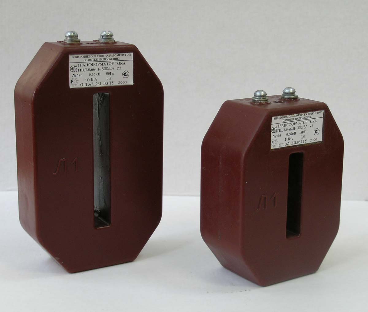 Шинные трансформатор тока ТШЛ-0,66-II